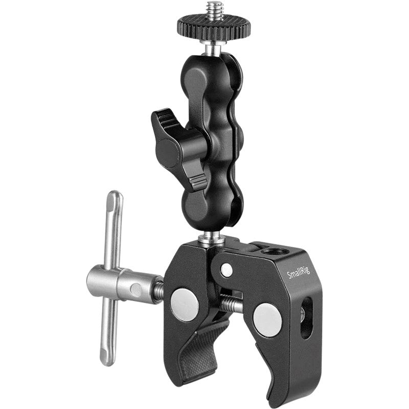 SmallRig 2164 Multifunktionel Crab-Shaped Klemme m. Ballhead Magic Arm - Sort