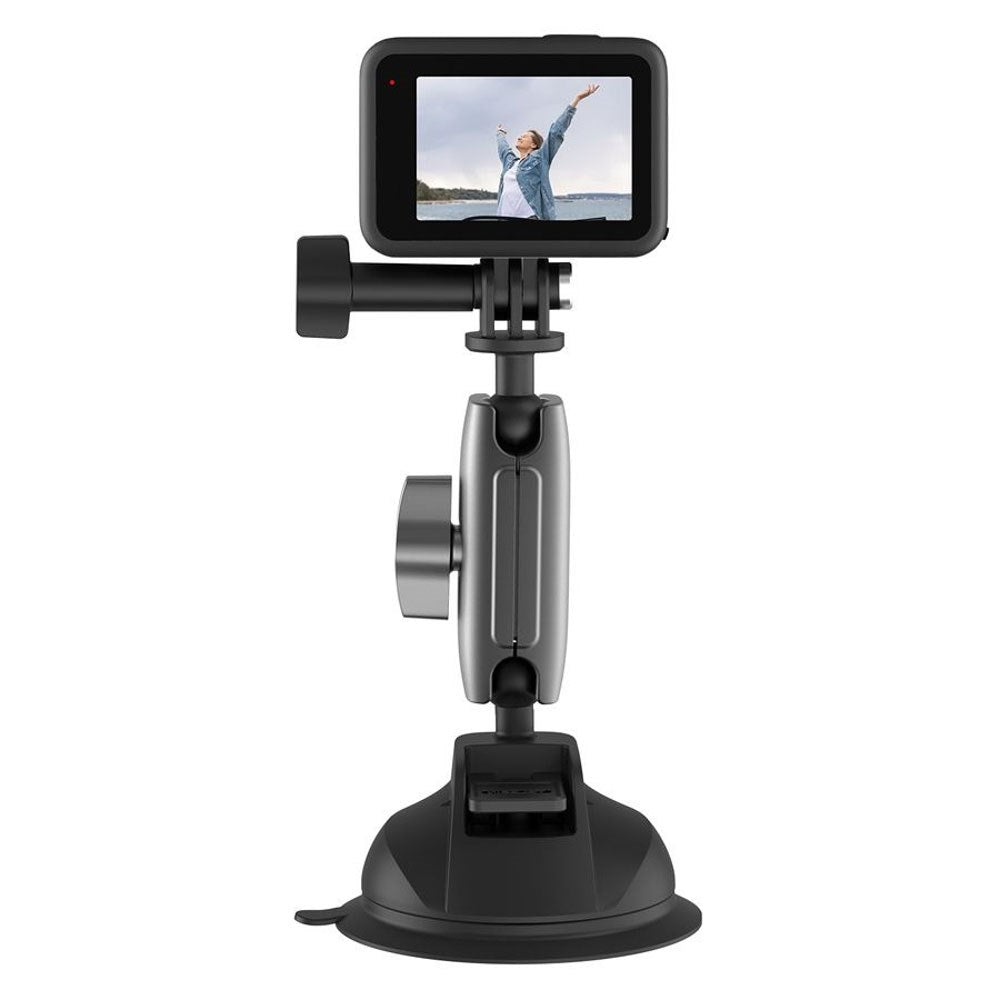 TELESIN Sugekop Mount til Action Kamera & Smartphone - Sort