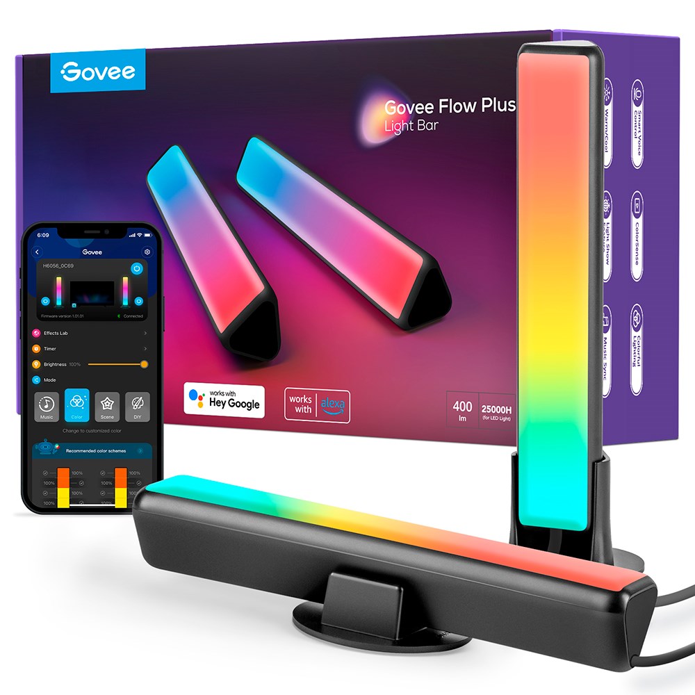 Govee Flow Plus Light Bars - Sort