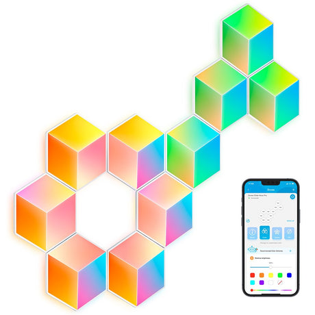 Govee Glide Hexa Pro Light Panels - 10 stk. - Hvid