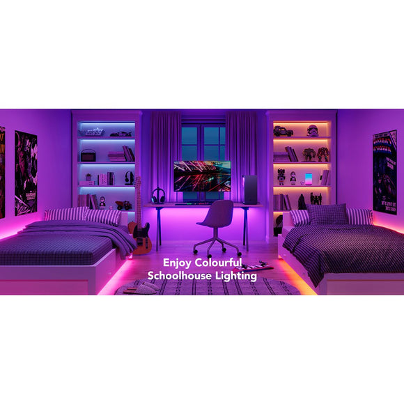 Govee RGB Smart Wi-Fi + Bluetooth LED Strip Lights - 5m - Hvid