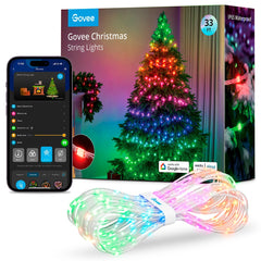 Govee Christmas Lights Smart Home Lyskæde - 10m - Flerfarvet Lys