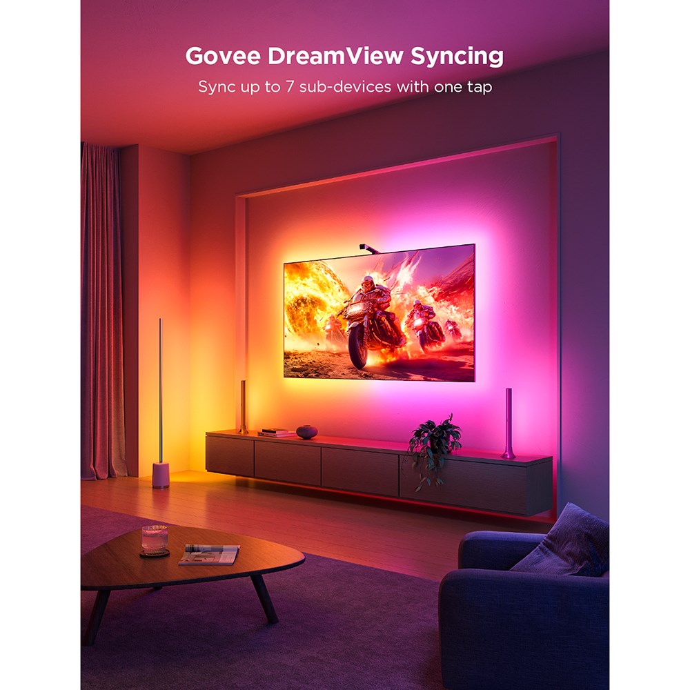 Govee TV Backlight 3 Lite - 55 - 65" - Sort