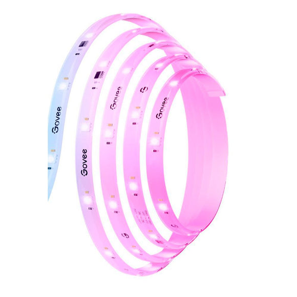 Govee RGBIC  Wi-Fi + Bluetooth LED Strip Lights - 10m - Hvid