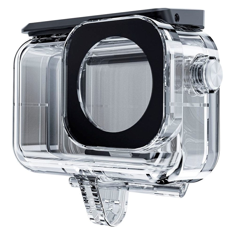 TELESIN Vandtæt Cover til DJI Osmo Action 3 / 4 / 5 Pro - Gennemsigtig / Sort