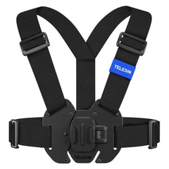 TELESIN Elastisk Brystmontering til Action Kamera - Sort