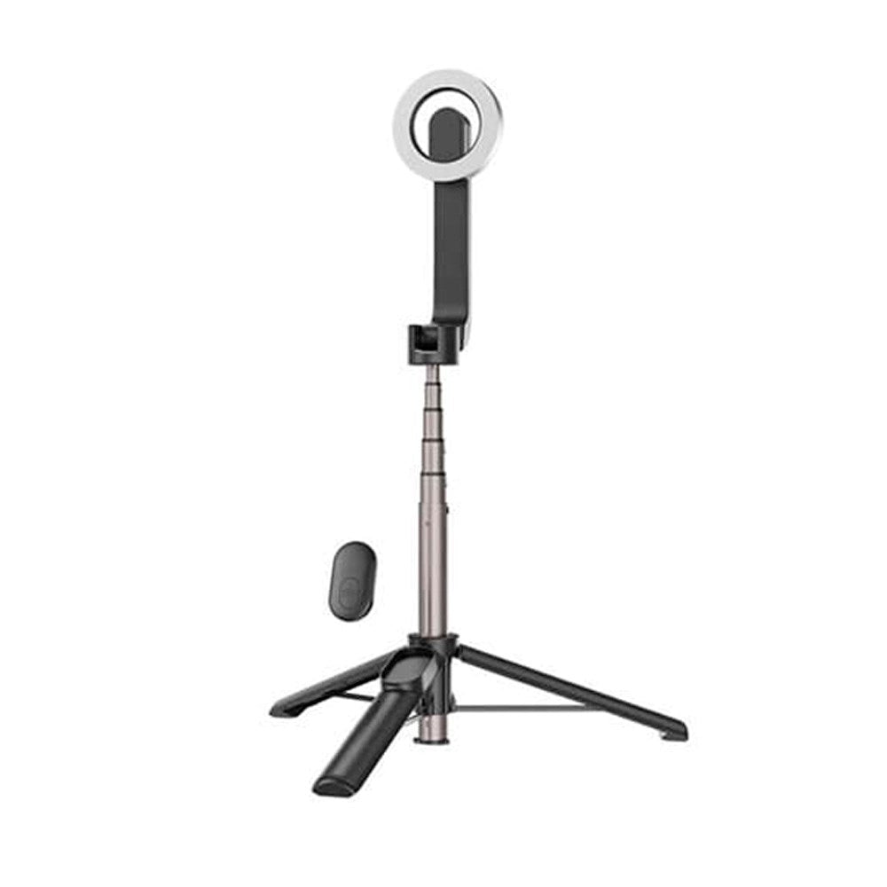 TELESIN Mini Magnetisk Selfie Stick til Mobil - MagSafe Kompatibel - Sort
