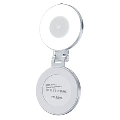 TELESIN Magnetisk Lys til Mobil - MagSafe Kompatibel - Hvid