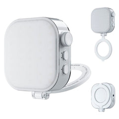 TELESIN Magnetisk Multi Lys til Mobil - MagSafe Kompatibel - Hvid