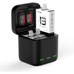 TELESIN Batteri Opladningscase til GoPro Hero 13 - Sort