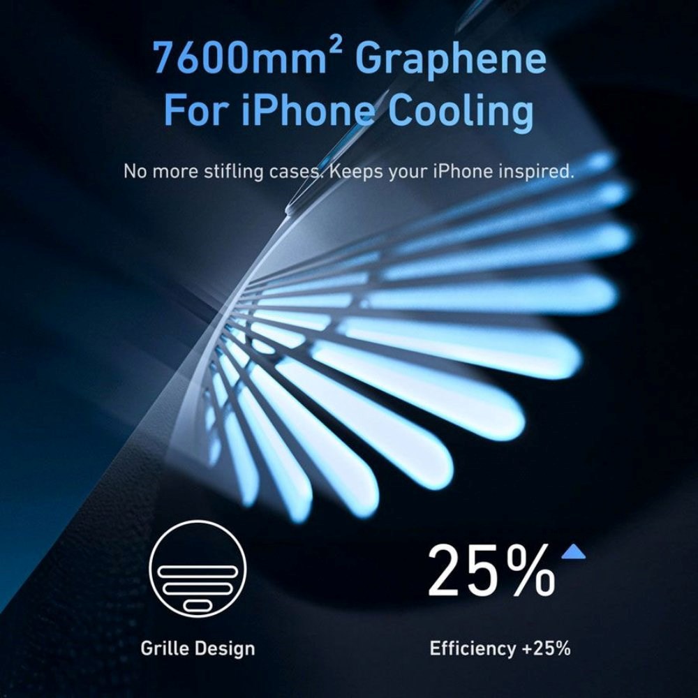 TELESIN Master Grip Holder til iPhone 17 Pro Max - Grå / Sort