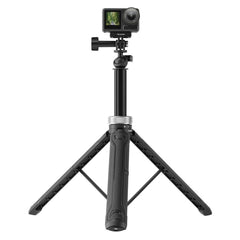 TELESIN 3-i-1 Selfie Stang m. Tripod til Action Kamera - Sort