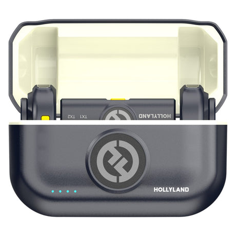 Hollyland Lark M2 Trådløs Lavalier Mikrofon m. 2 x TX & 1 x RX USB-C - Sort