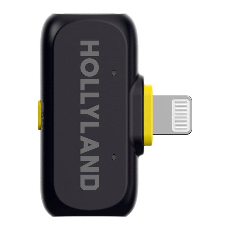 Hollyland Lark A1 Trådløs Mikrofon Sæt m. 1 x USB-C RX & 1 x Lightning RX - Sort
