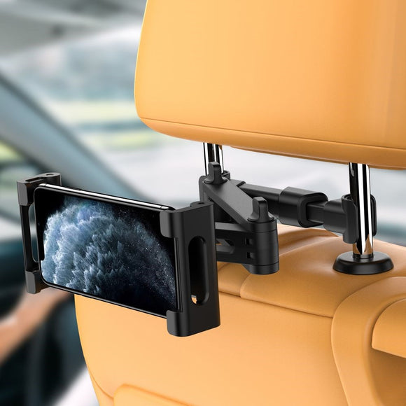 Tech-Protect Car Mount Mobil- & Tabletholder Til Bilens Nakkestøtte - Max Mobil: 135mm x 240mm - Sort