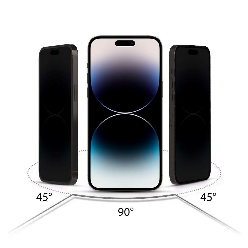 iPhone 17e / 16e / 14 / 13 / 13 Pro Hofi Glass Pro+ Skærmbeskyttelse m. Privacy Funktion - Case Friendly - Gennemsigtig