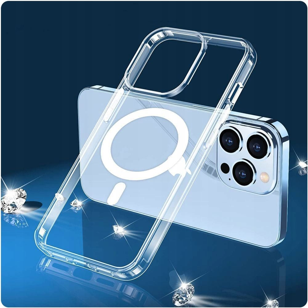 Samsung Galaxy S23 Tech-Protect Flexair Hybrid Cover - MagSafe Kompatibel - Gennemsigtig
