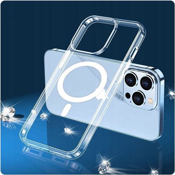 Samsung Galaxy S23 Tech-Protect Flexair Hybrid Cover - MagSafe Kompatibel - Gennemsigtig