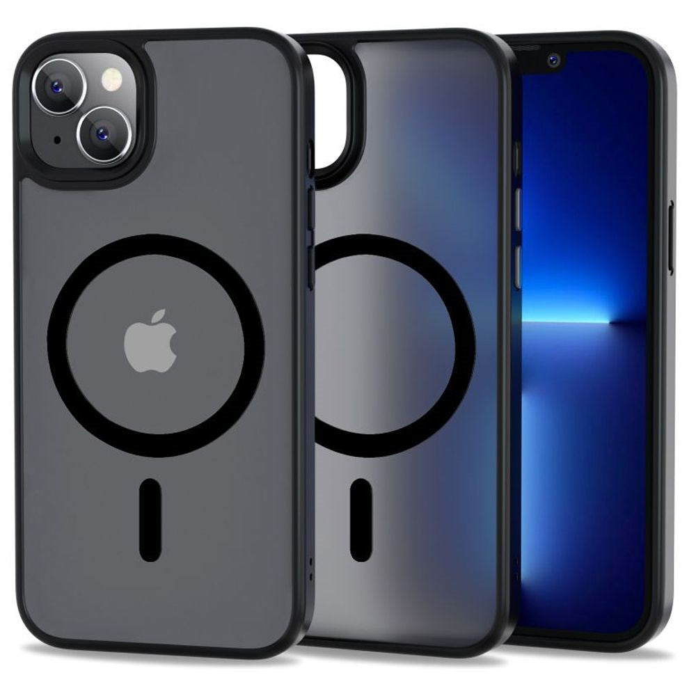 iPhone 14 Tech-Protect Magmat Cover - MagSafe Kompatibel - Mat Sort