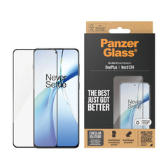 OnePlus Nord CE4 (5G) PanzerGlass Ultra Wide Fit Skærmbeskyttelse - Platinum Strength - Sort Kant