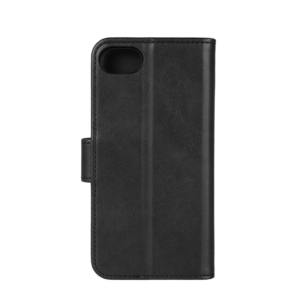 iPhone SE / 8 / 7 / 6 Classic Wallet Flip Cover m. Ståfunktion - Sort
