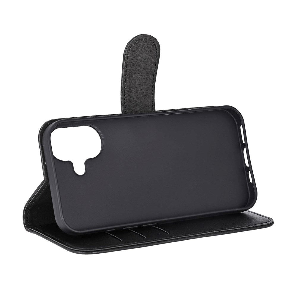 iPhone 16 Classic Wallet Flip Cover m. Ståfunktion - Sort