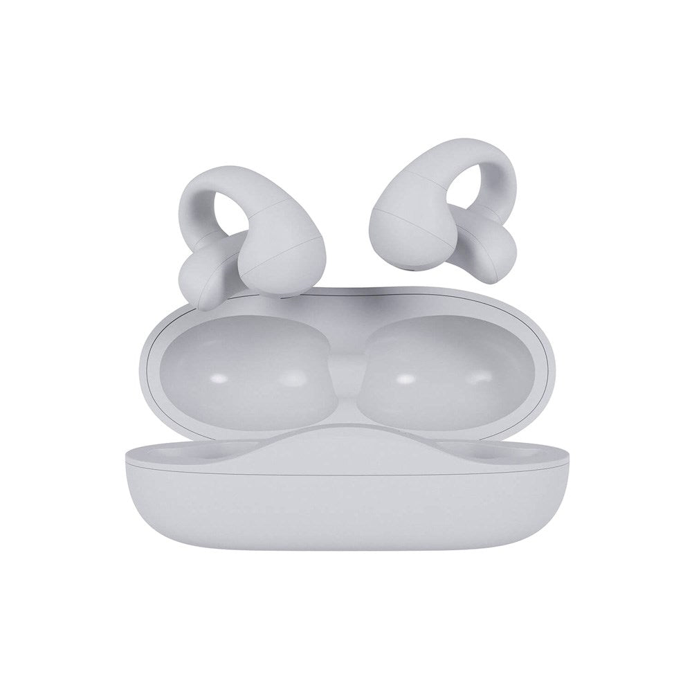 Happy Plugs Clip Trådløse Open-Ear Høretelefoner - Hvid