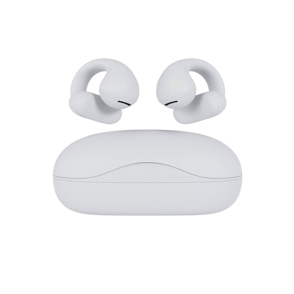 Happy Plugs Clip Trådløse Open-Ear Høretelefoner - Hvid