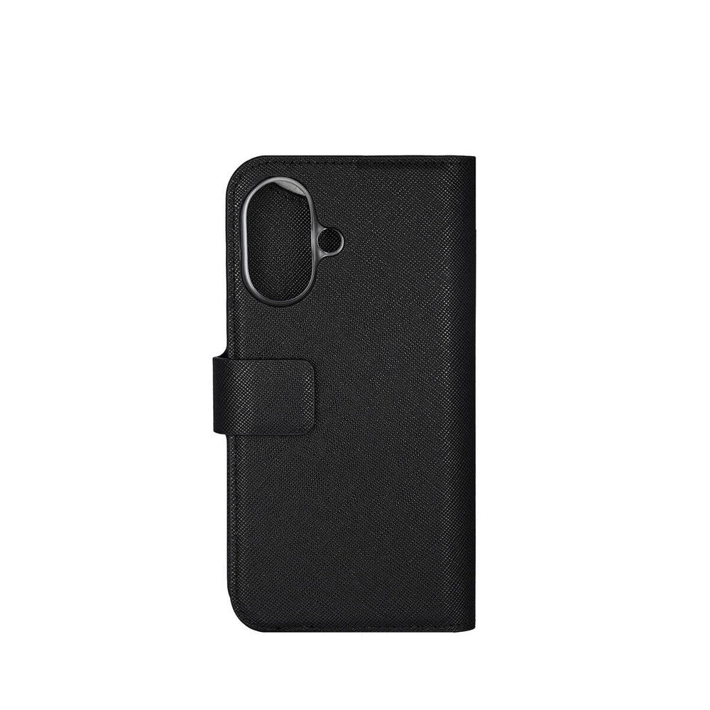 iPhone 16 Onsala Eco Flip Cover m. Pung - MagSafe Kompatibel - Black