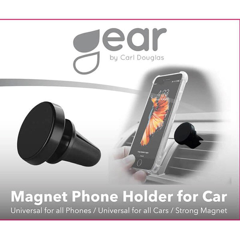 GEAR Magnetisk Mobilholder til Bil - Ventilationsristen - Sort