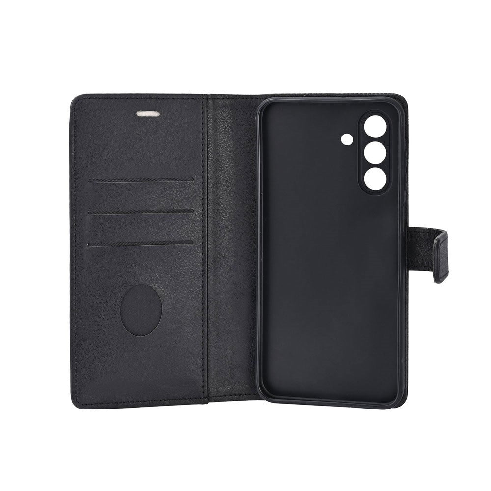Samsung Galaxy A57 RadiCover Anti Stråling Kunstlæder Flip Cover m. Kortholder - Sort