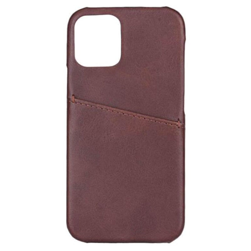 iPhone 12 Mini Onsala Collection Læder Cover m. Kortlomme - Brun