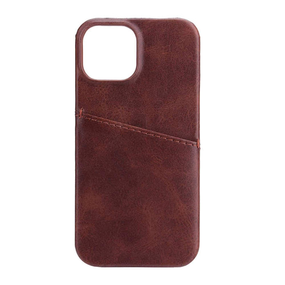 iPhone 13 Mini Onsala Collection Læder Cover m. Kortlomme - Brun