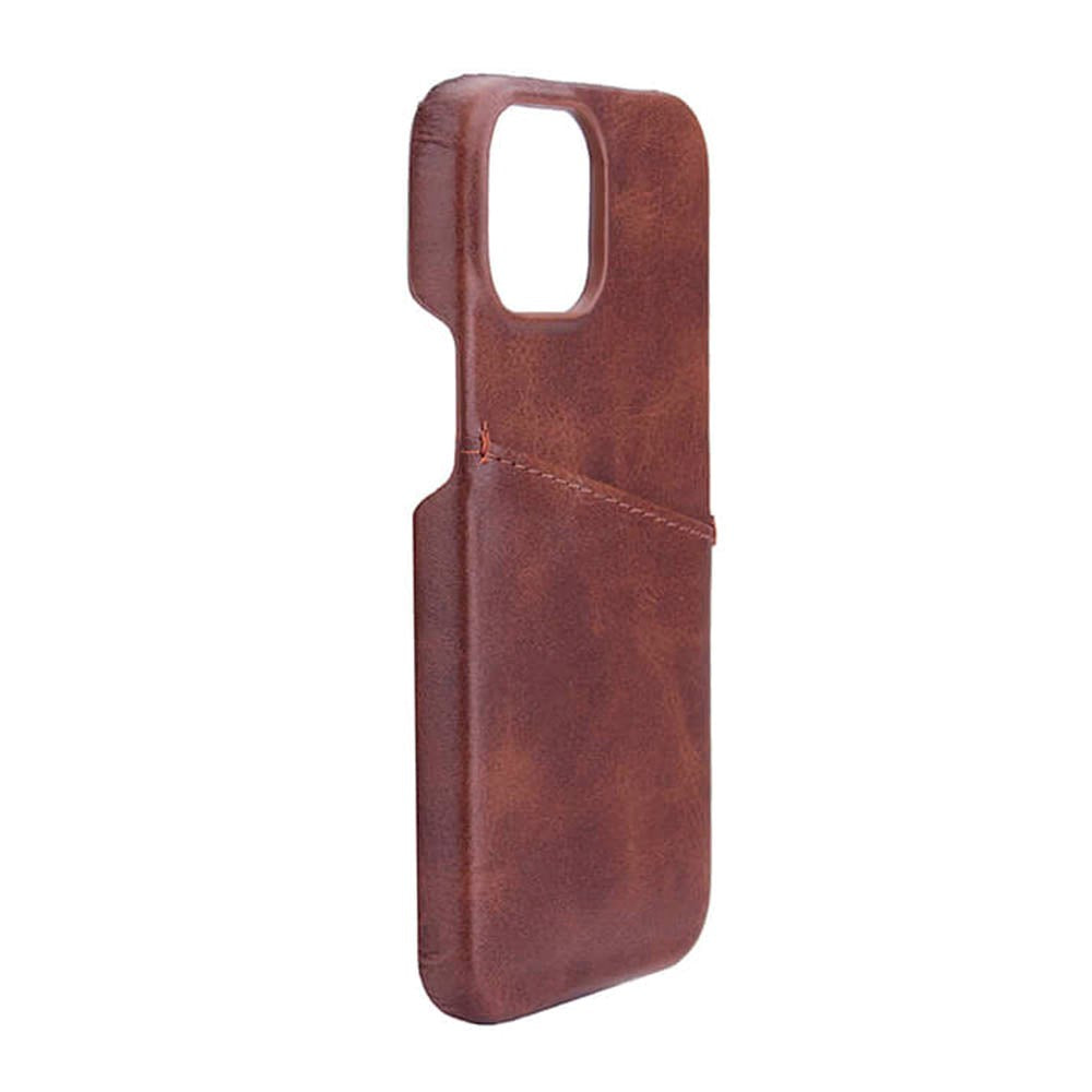 iPhone 13 Mini Onsala Collection Læder Cover m. Kortlomme - Brun