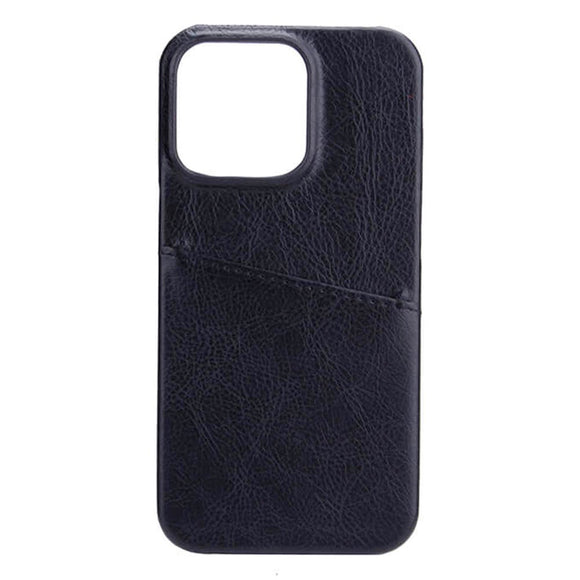 iPhone 13 Pro Onsala Collection Læder Cover m. Kortlomme - Sort
