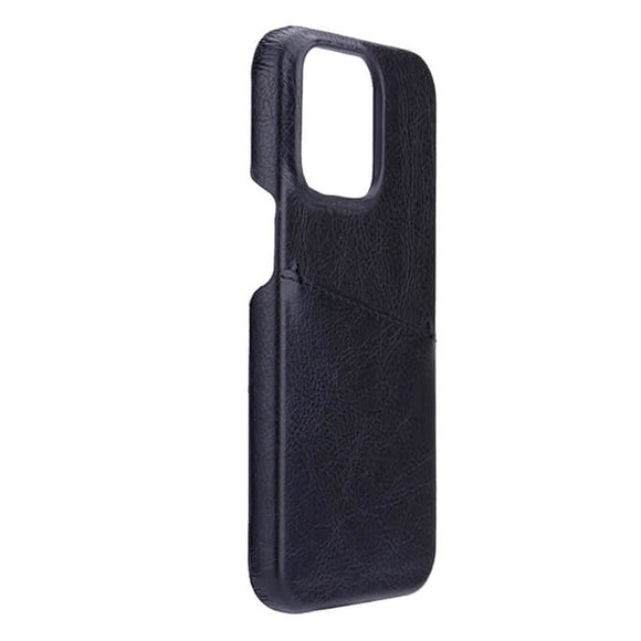 iPhone 13 Pro Onsala Collection Læder Cover m. Kortlomme - Sort