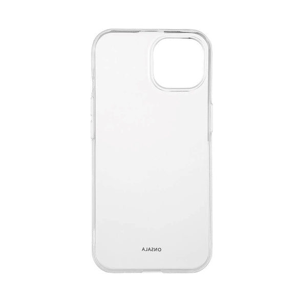 iPhone 15 Plus Onsala 100% Genanvendt Plastik Cover - Gennemsigtig