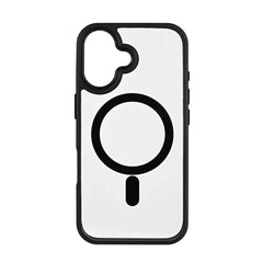 iPhone 16 Onsala Bumper Cover - MagSafe Kompatibel - Sort & Gennemsigtig