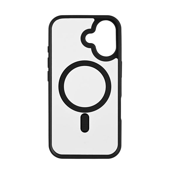 iPhone 16 Onsala Bumper Cover - MagSafe Kompatibel - Sort & Gennemsigtig