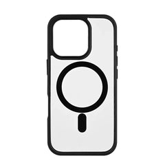 iPhone 16 Pro Onsala Bumper Cover - MagSafe Kompatibel - Sort & Gennemsigtig