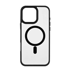 iPhone 16 Pro Max Onsala Bumper Cover - MagSafe Kompatibel - Sort & Gennemsigtig
