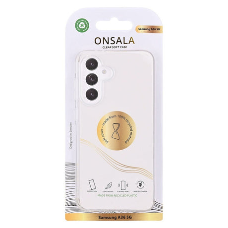 Onsala Samsung Galaxy A36 (5G) 100% Genanvendt Plastik Cover - Gennemsigtig