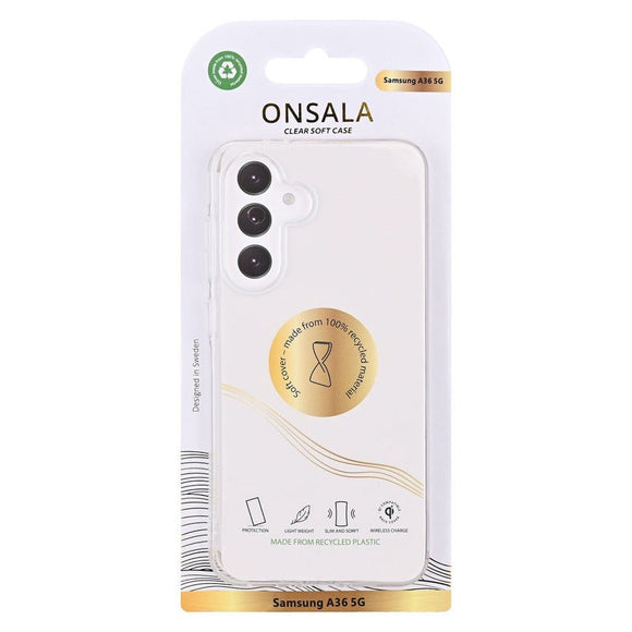 Onsala Samsung Galaxy A36 (5G) 100% Genanvendt Plastik Cover - Gennemsigtig