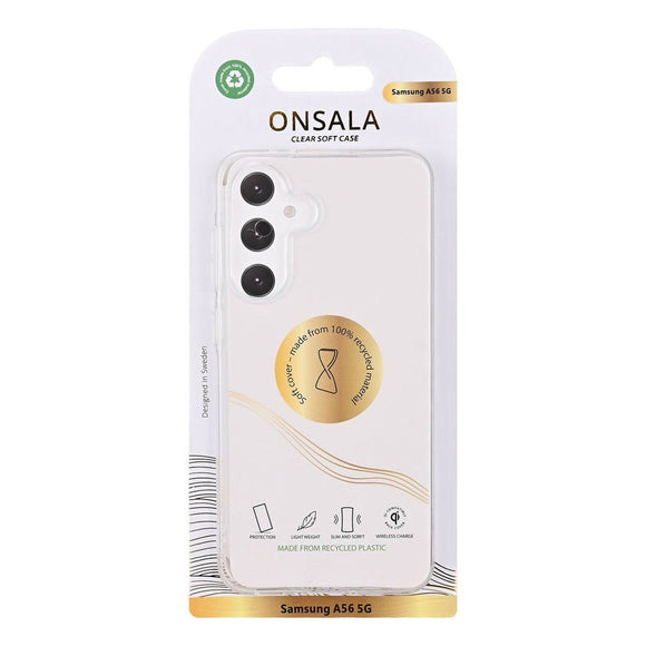 Onsala Samsung Galaxy A56 (5G) 100% Genanvendt Plastik Cover - Gennemsigtig