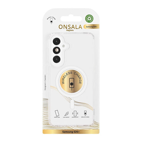 Samsung Galaxy S26+ (Plus) Onsala Hybrid Plast Cover - MagSafe Kompatibel - Gennemsigtig