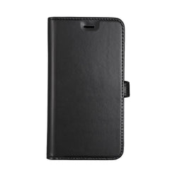 Samsung Galaxy S21 FE Buffalo Wallet Ægte Læder Magnet Cover m. Pung - Sort
