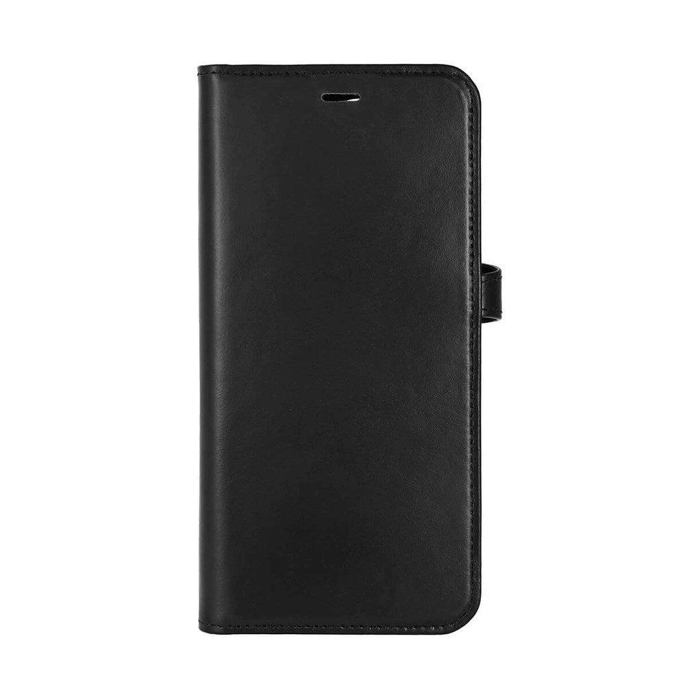 iPhone 16 Pro Max Buffalo 2-in-1 Wallet Ægte Læder Magnet Cover m. Pung - MagSafe Kompatibel - Sort