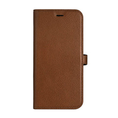 iPhone 16 Pro Buffalo 2-in-1 Wallet Ægte Læder Magnet Cover m. Pung - MagSafe Kompatibel - Brun