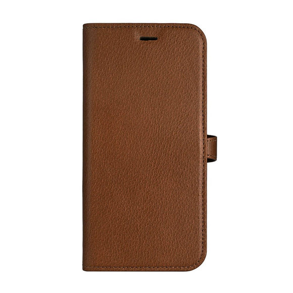 iPhone 16 Pro Buffalo 2-in-1 Wallet Ægte Læder Magnet Cover m. Pung - MagSafe Kompatibel - Brun