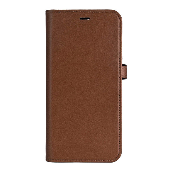 iPhone 16 Pro Max Buffalo 2-in-1 Wallet Ægte Læder Magnet Cover m. Pung - MagSafe Kompatibel - Brun